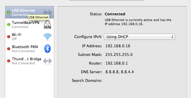 VPN Tunnelbear Manual Configuration Optio… Apple Community