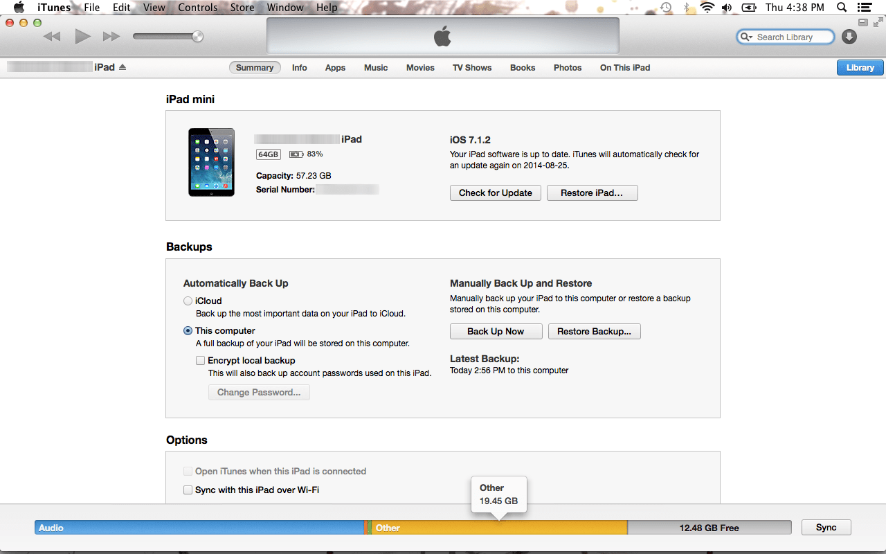 iPad video storage usage does not match w… Apple Community