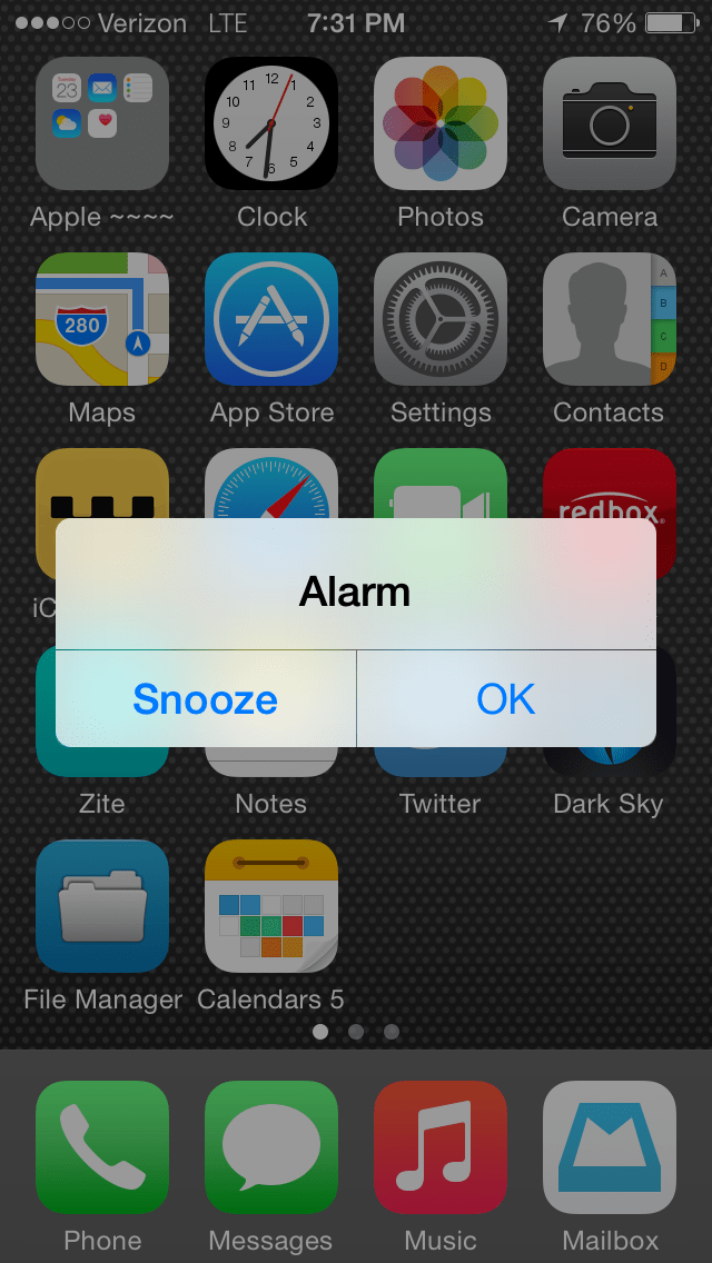 iOS8 Can't turn off alarm during call Apple Community