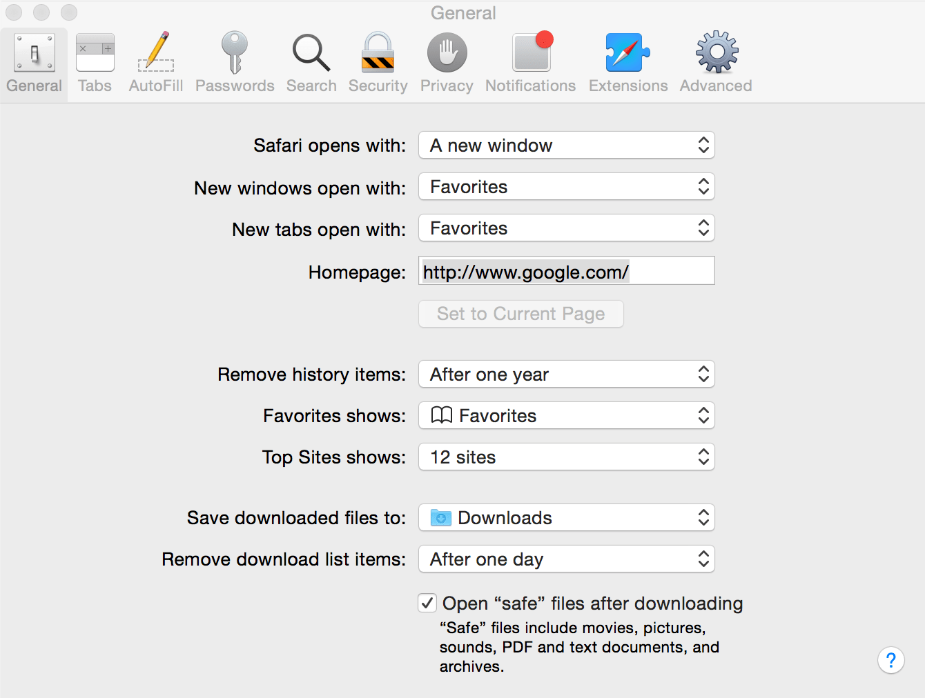 Restoring Horizontal Favorites bar in Saf… Apple Community