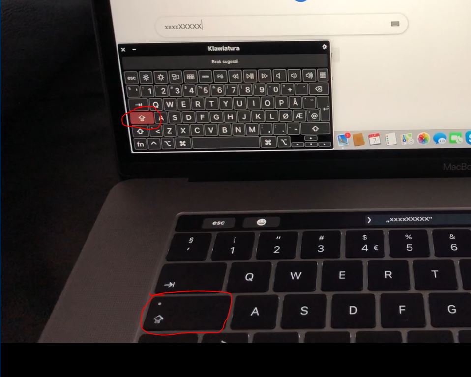 Caps lock vs virtual keyboard Apple Community