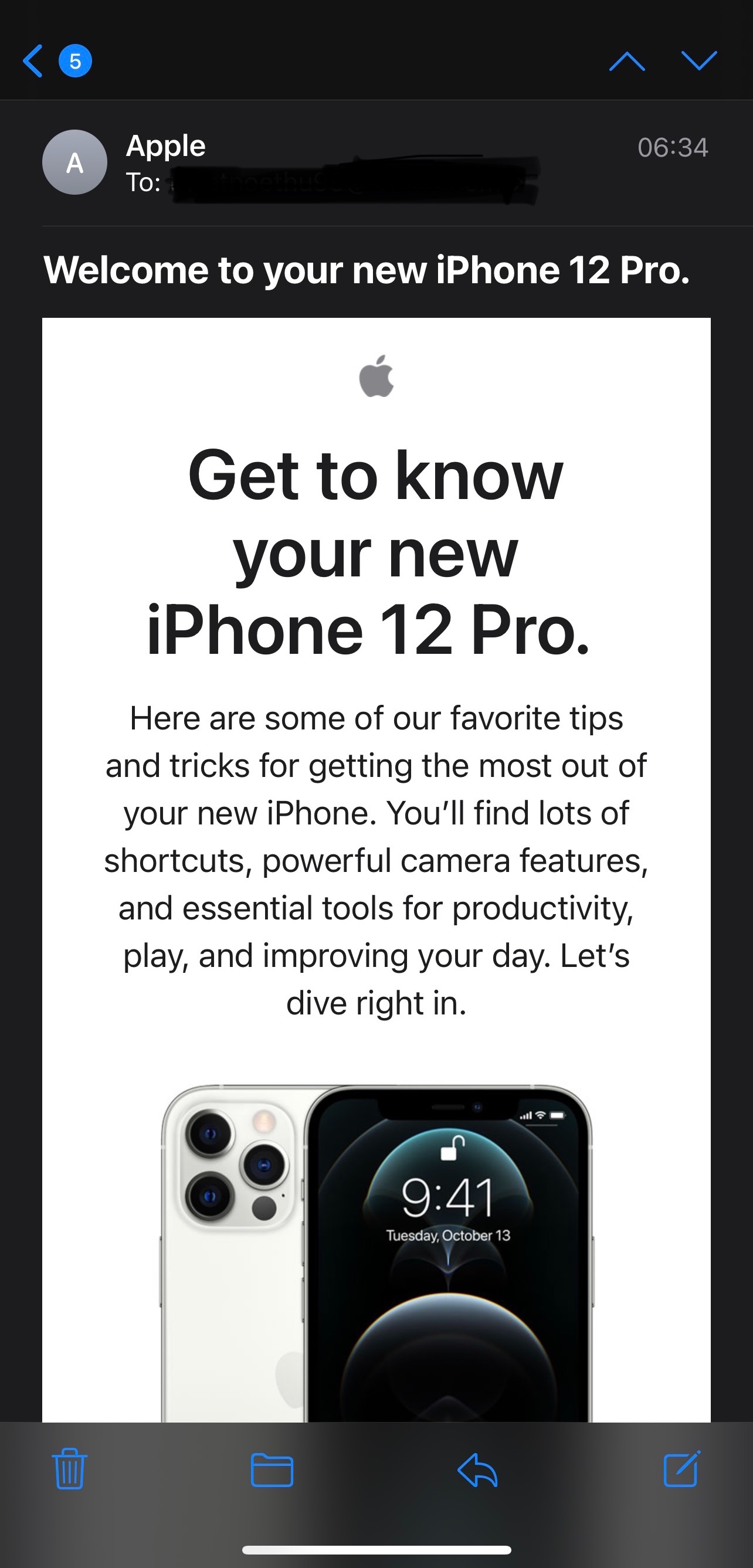 A email with different iPhone m… Apple Community
