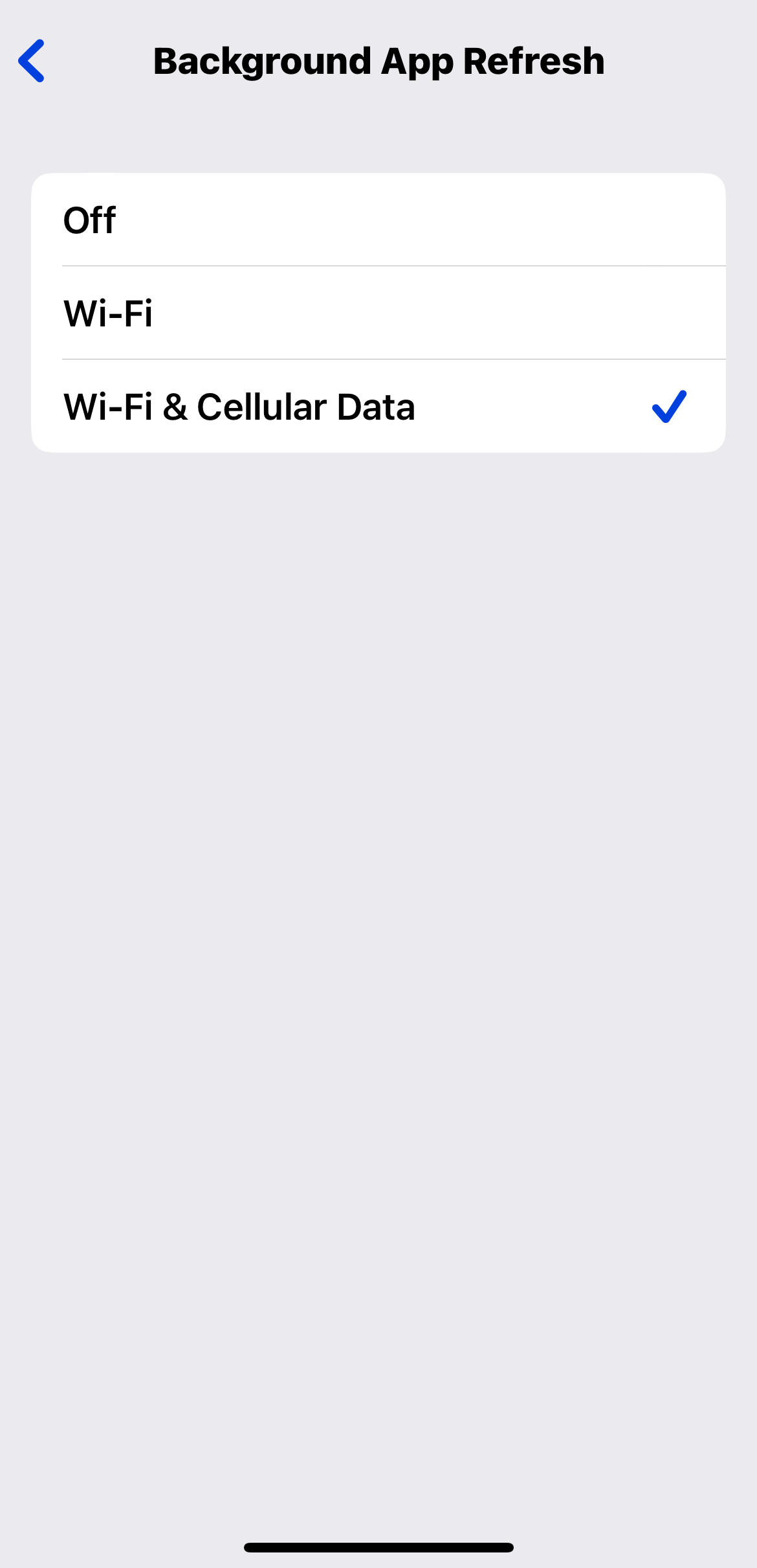 Why is “Background refresh” greyed out? Apple Community