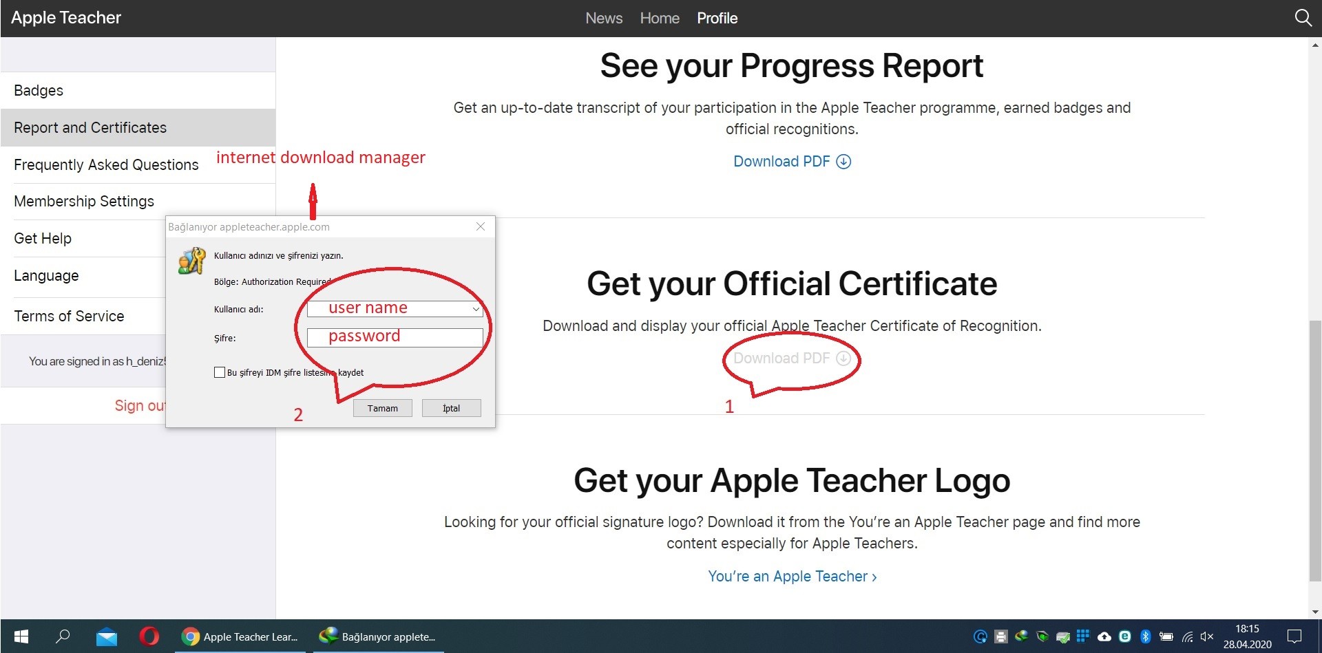 Apple Teacher certificate doesn't land on… Apple Community