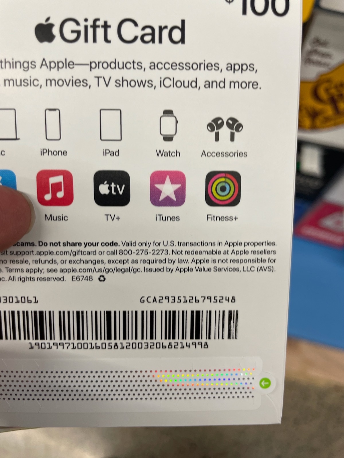 Please I need my code back on my gift card Apple Community