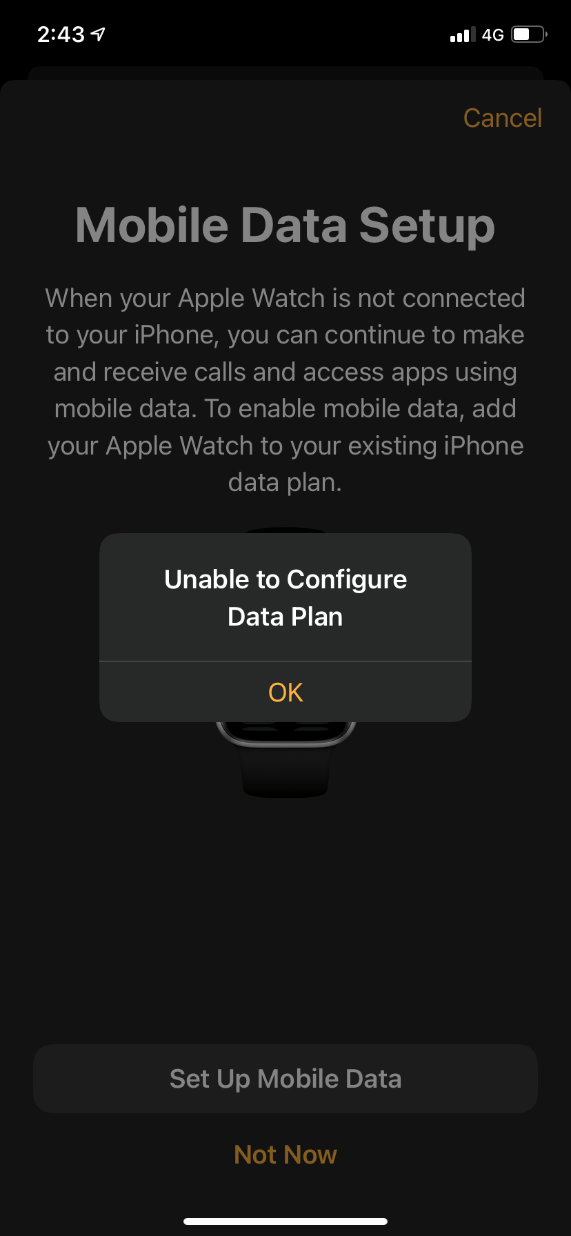 I can’t able to set up mobile data in my … Apple Community