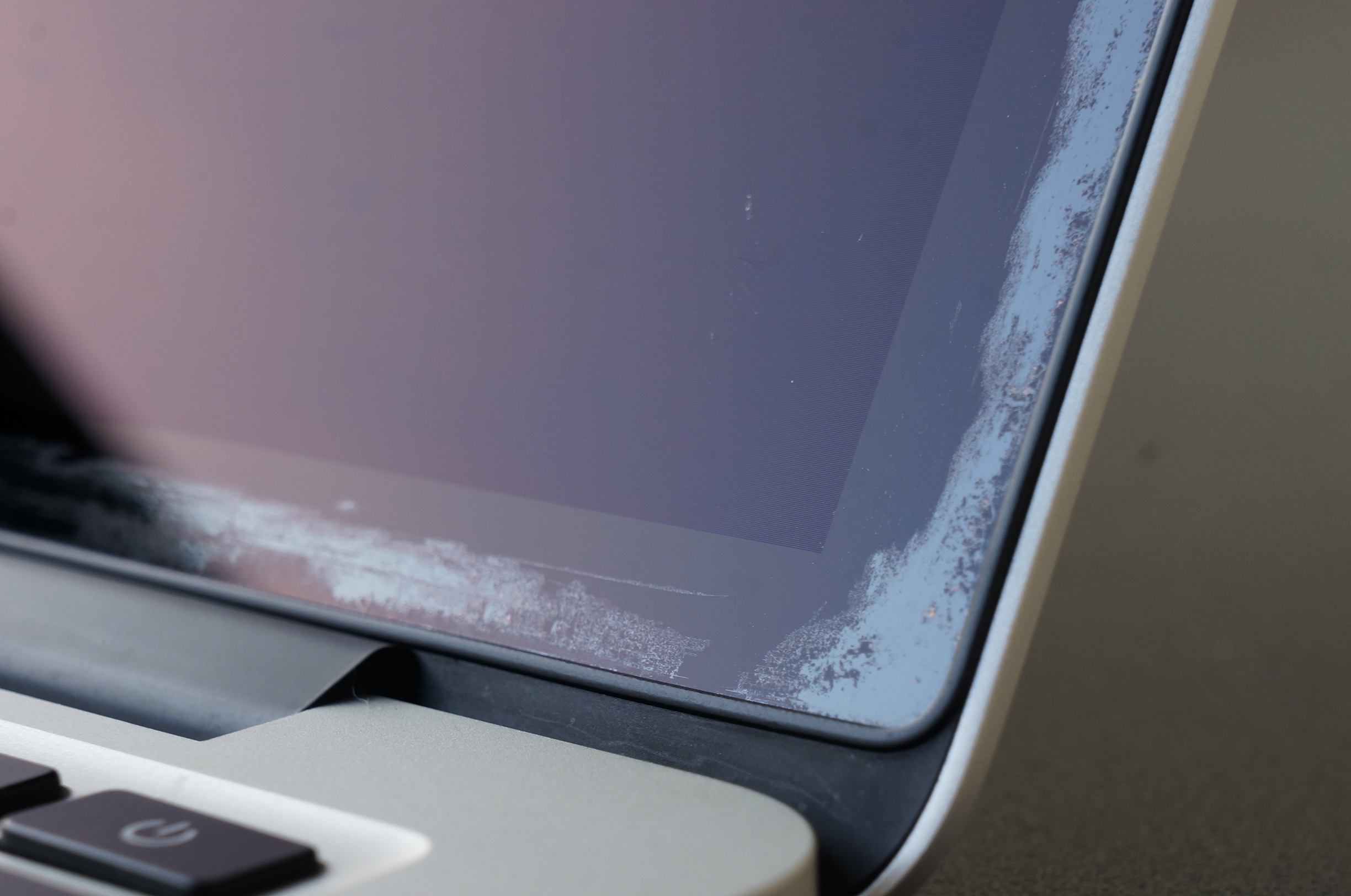 My Retina Display has stain damage, HELP!… Apple Community