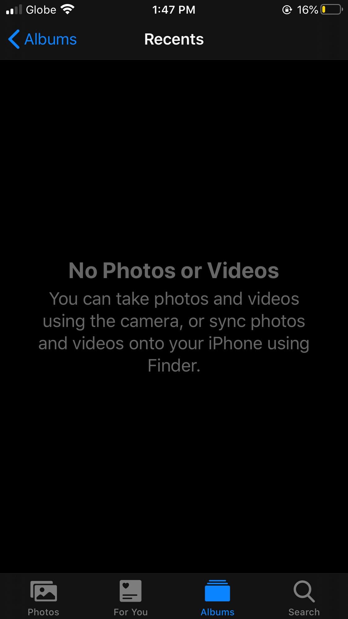 Deleted all my pictures from camera roll … Apple Community
