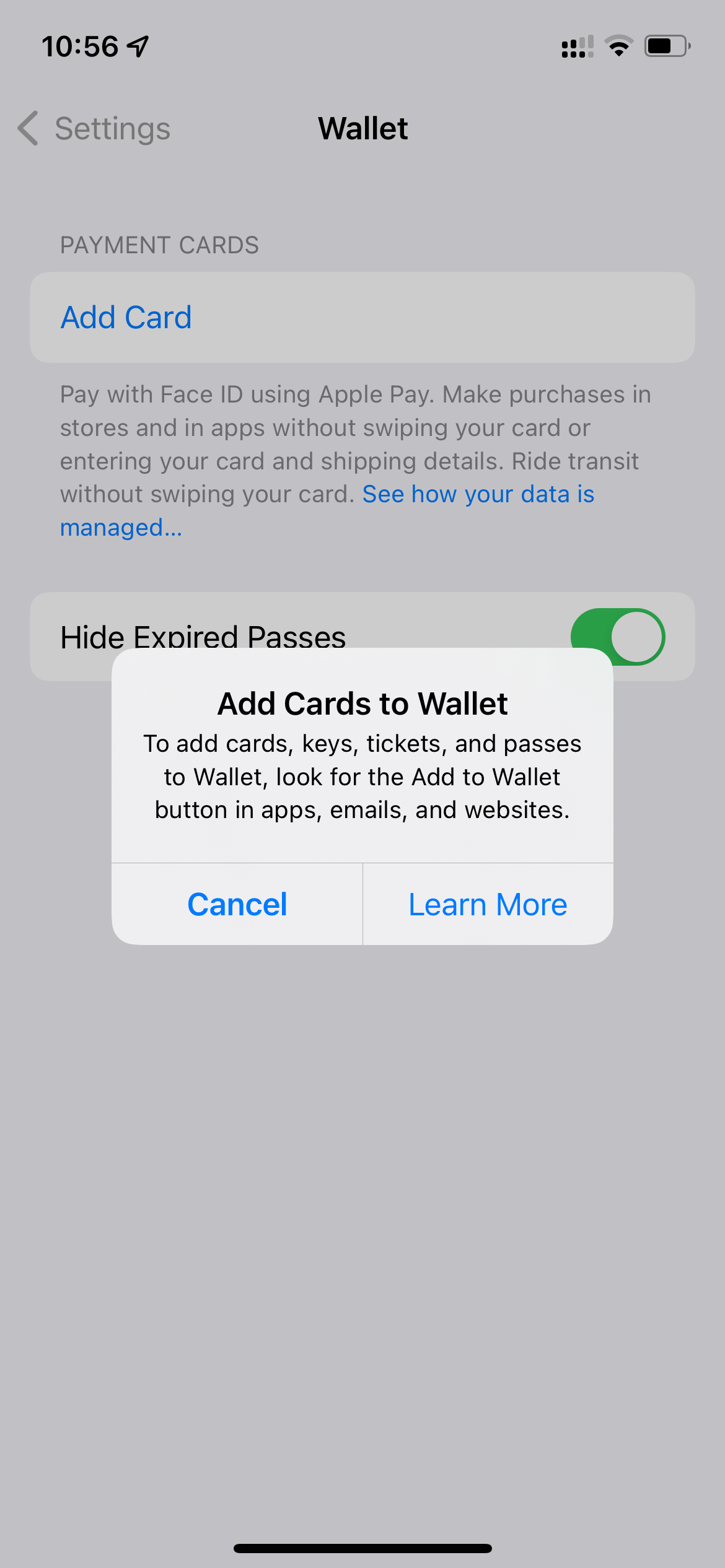 When i press button popup message showi… Apple Community