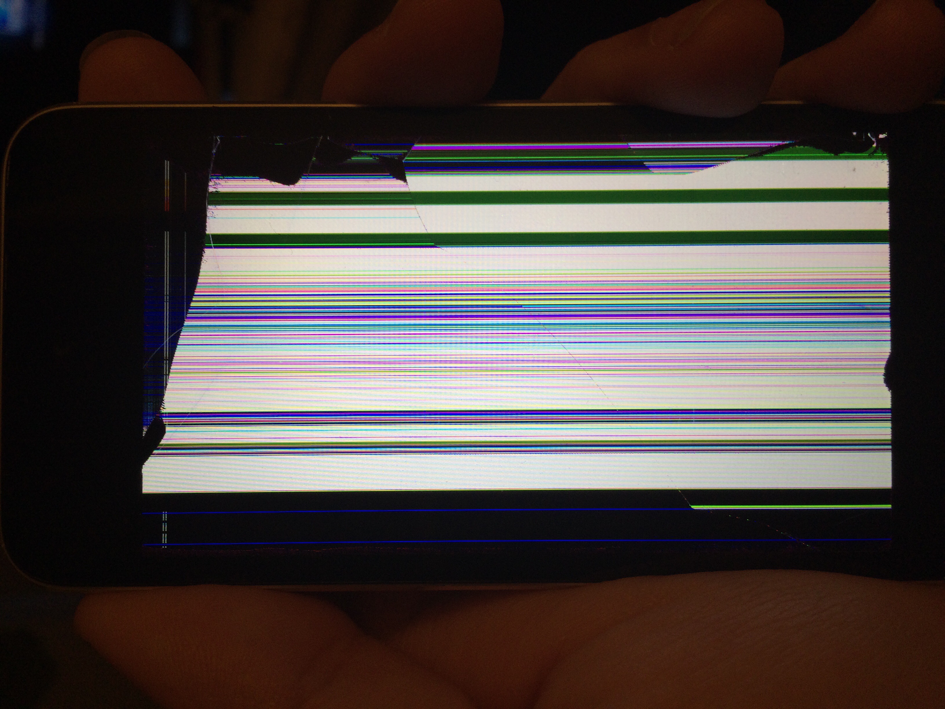 IPod touch has multicolored lines running… Apple Community