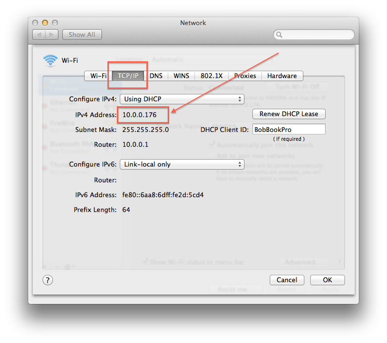 Where is my MacBook Air's IP address foun… Apple Community