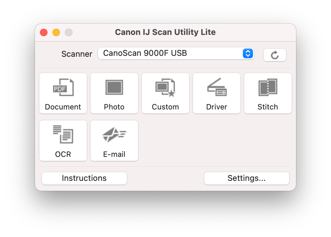 Ij scan utility lite is the application software program which allows you to scan images and paperwork utilizing airprint. I Have A Canon 9000f Scanner Is There A Apple Community