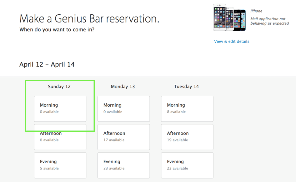 I need appointment today at apple store i… Apple Community