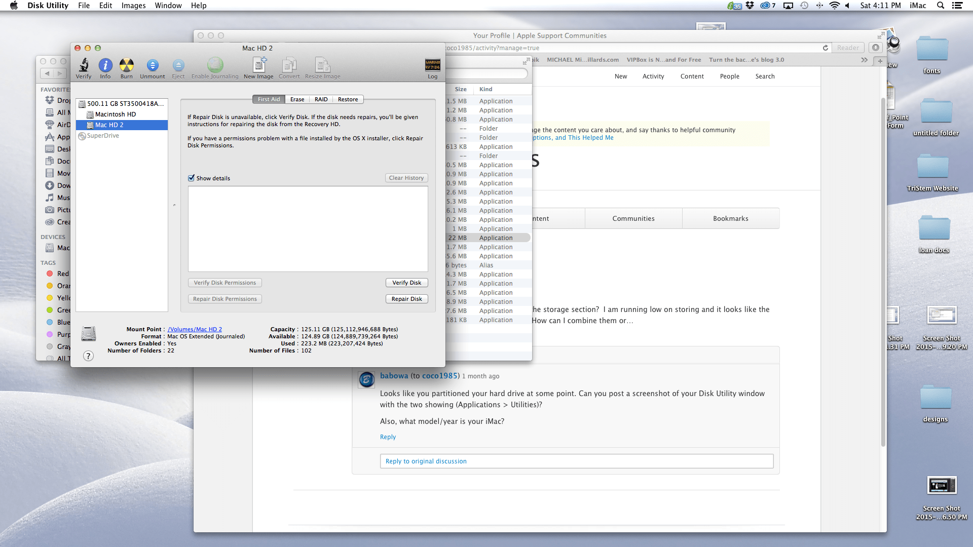 Why do I have 2 hard drives? Apple Community