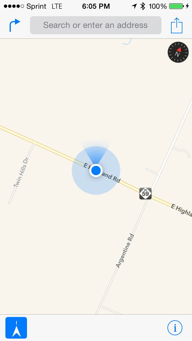 Google Maps Not Pointing To Direction Of Travel