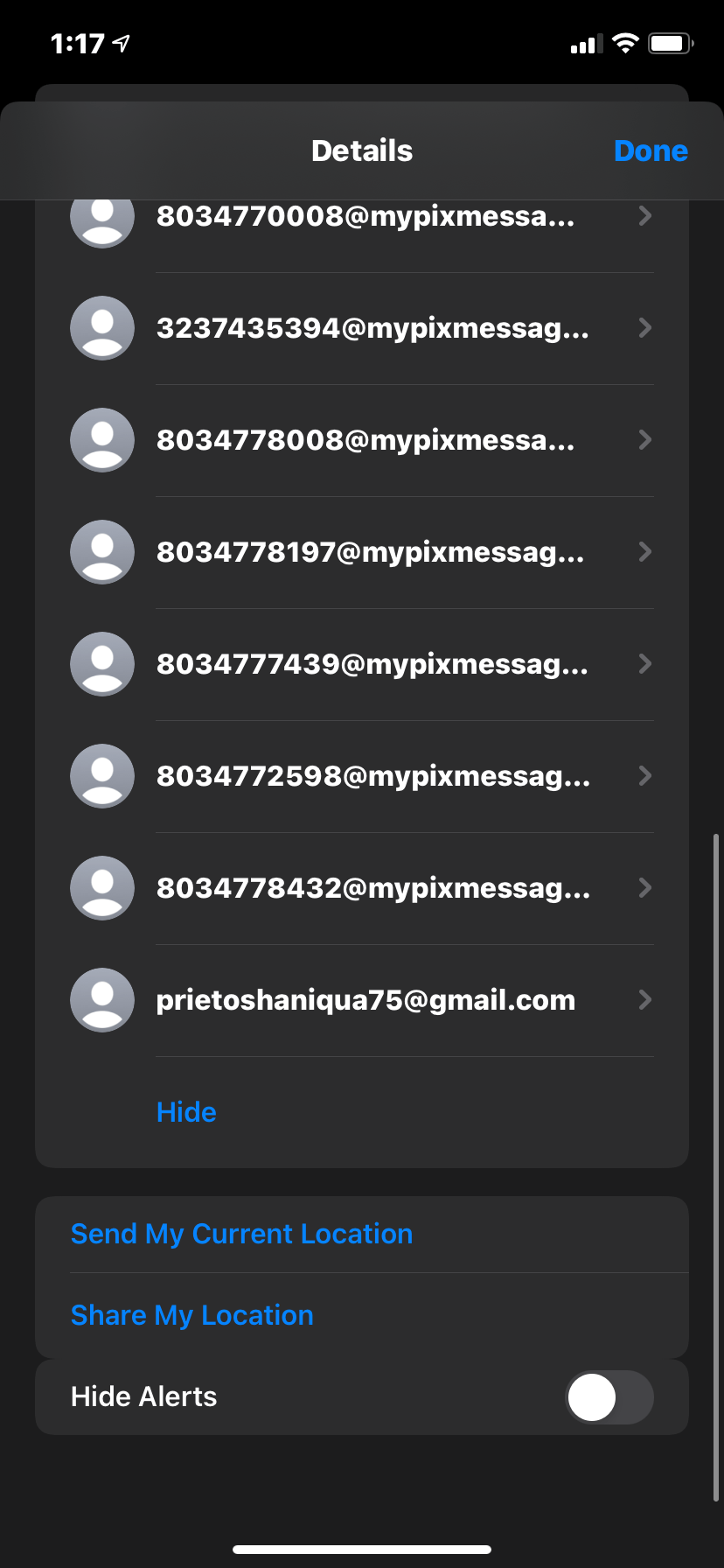 Okay there is a group chat some one put m… Apple Community