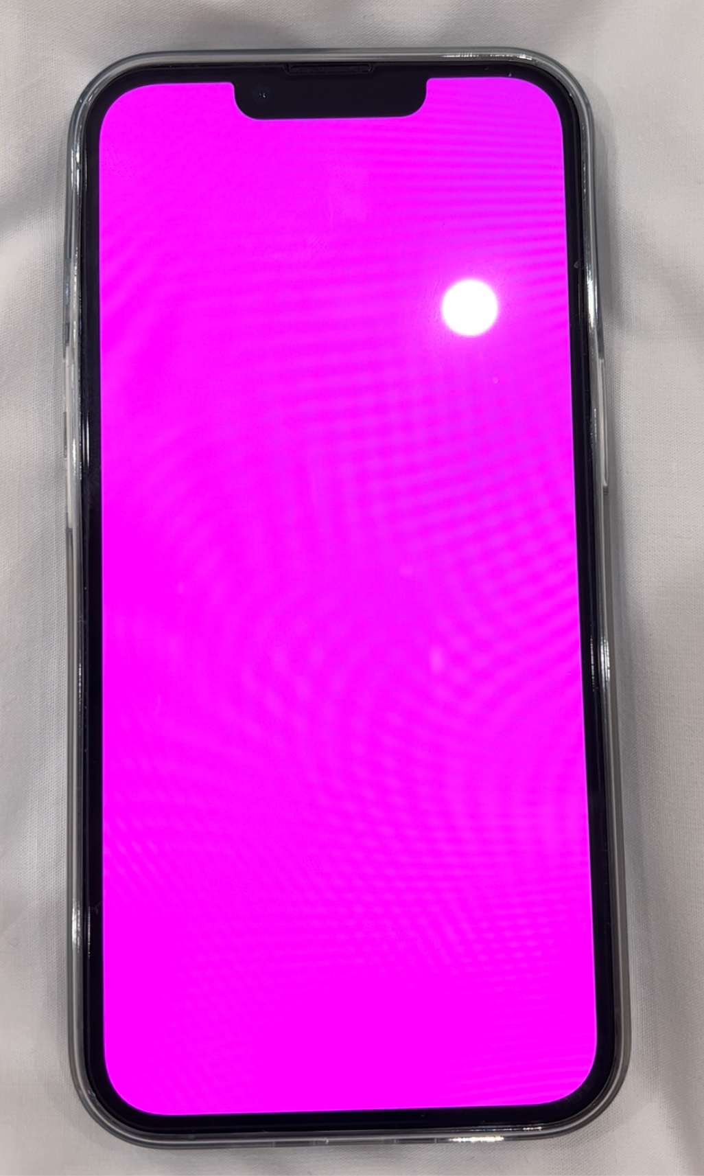 Pink screen on iPhone 13pro and other dev… Apple Community