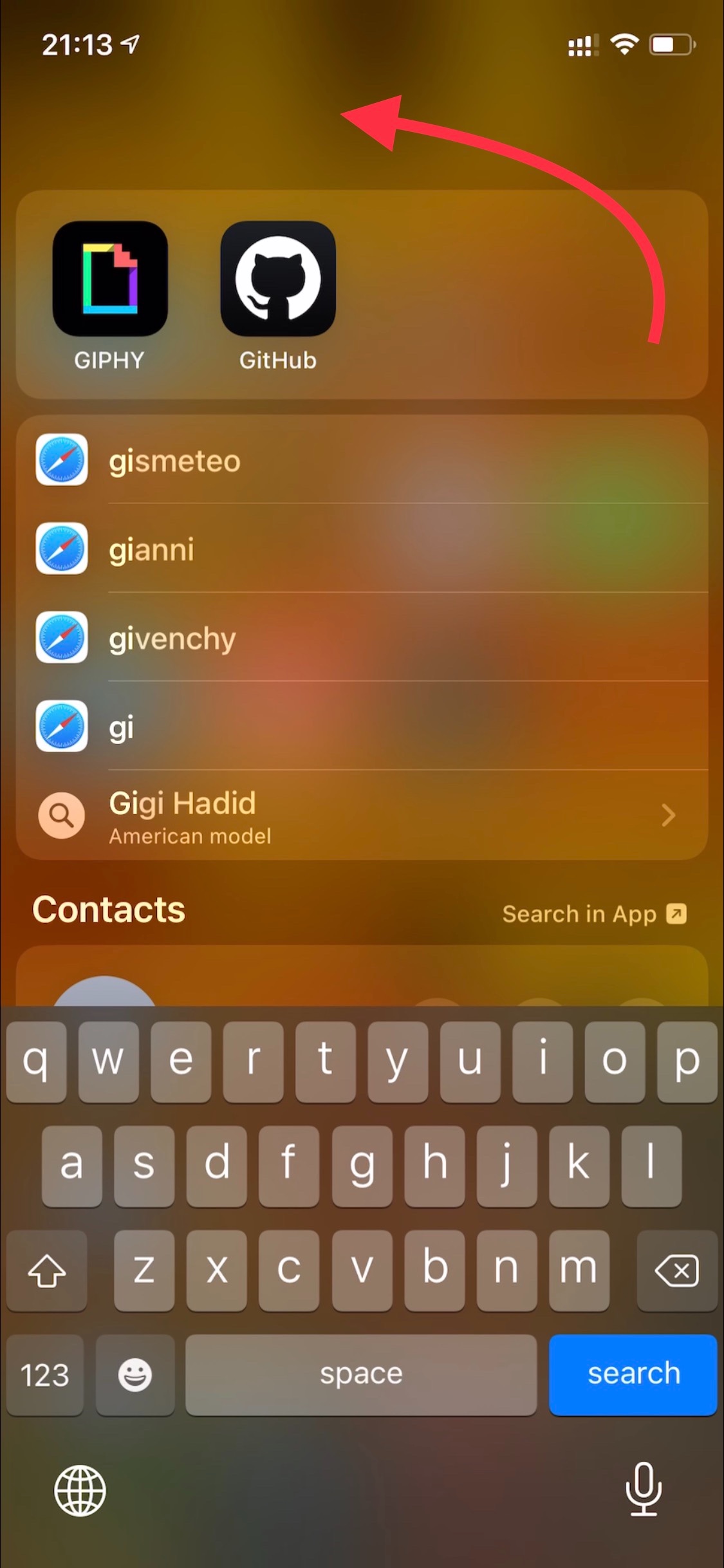Search bar disappear Apple Community