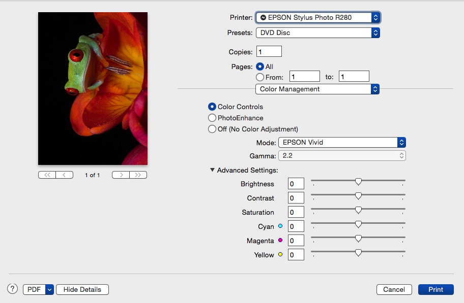 Using Epson Easy Photo Print with Photos Apple Community