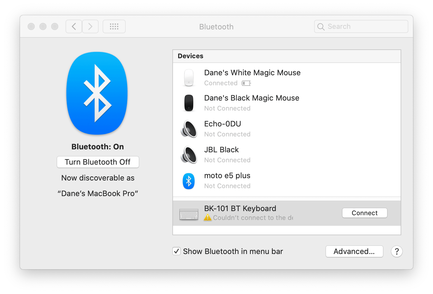 Bluetooth keyboard not connecting Apple Community