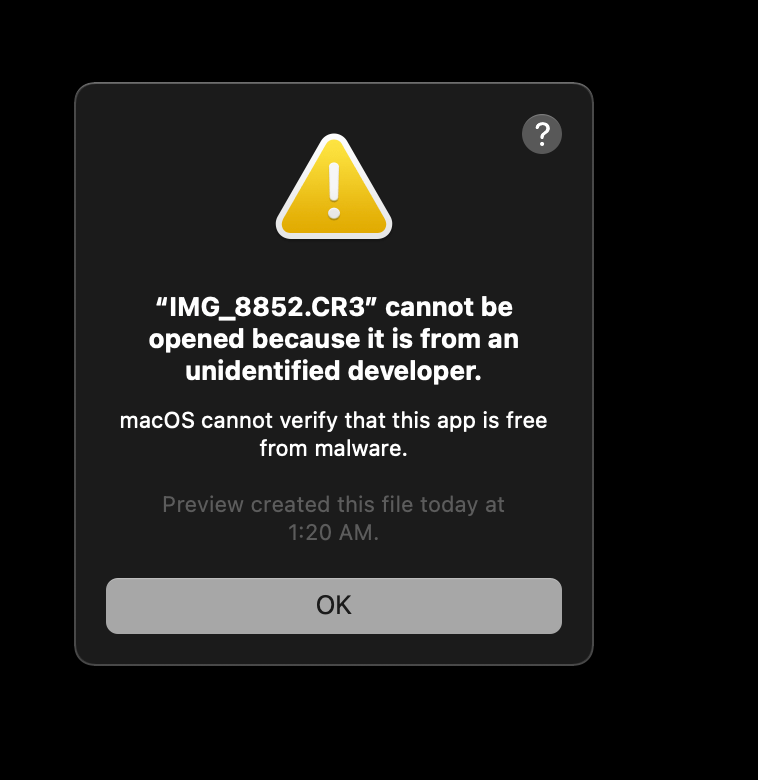 Canon RAW CR3 Photos won't open ? Apple Community