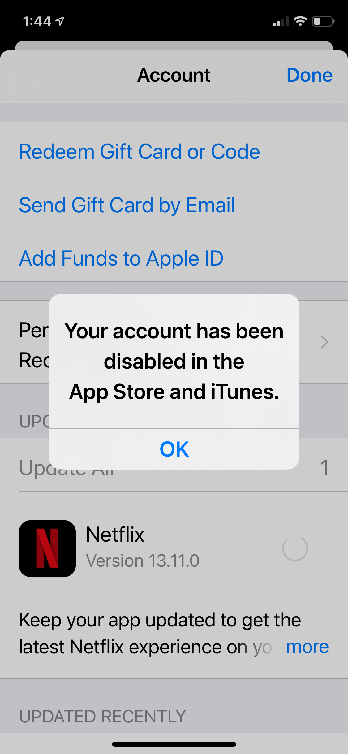 My Apple id has been disabled in appstore… Apple Community