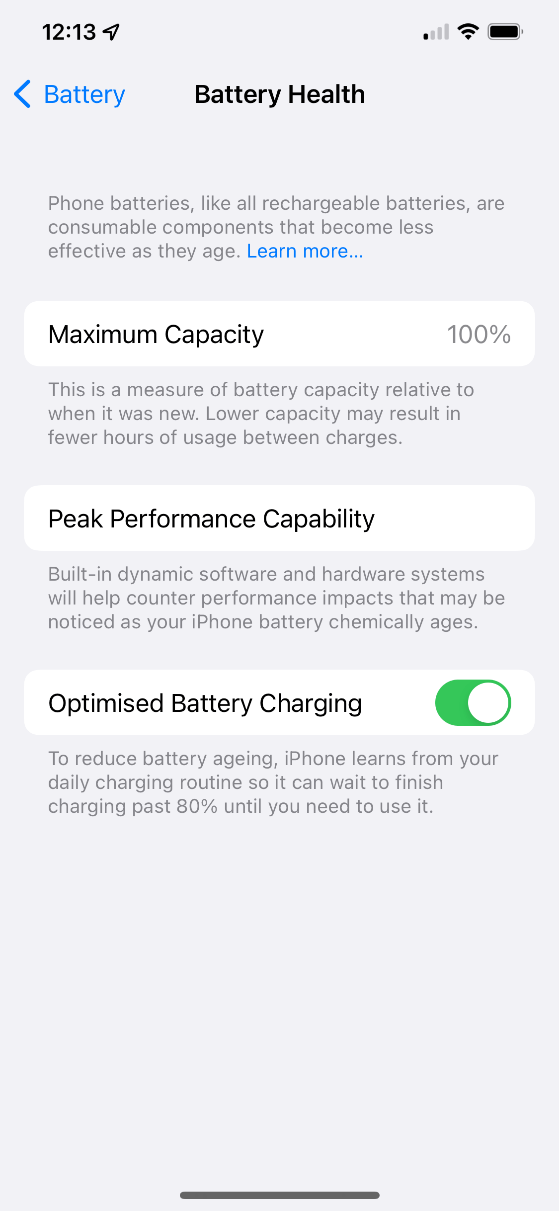 Battery health on iphone 12 pro max Apple Community