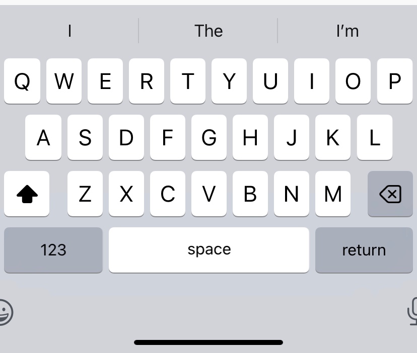 iPhone 11 Emoji and microphone spaced out… Apple Community