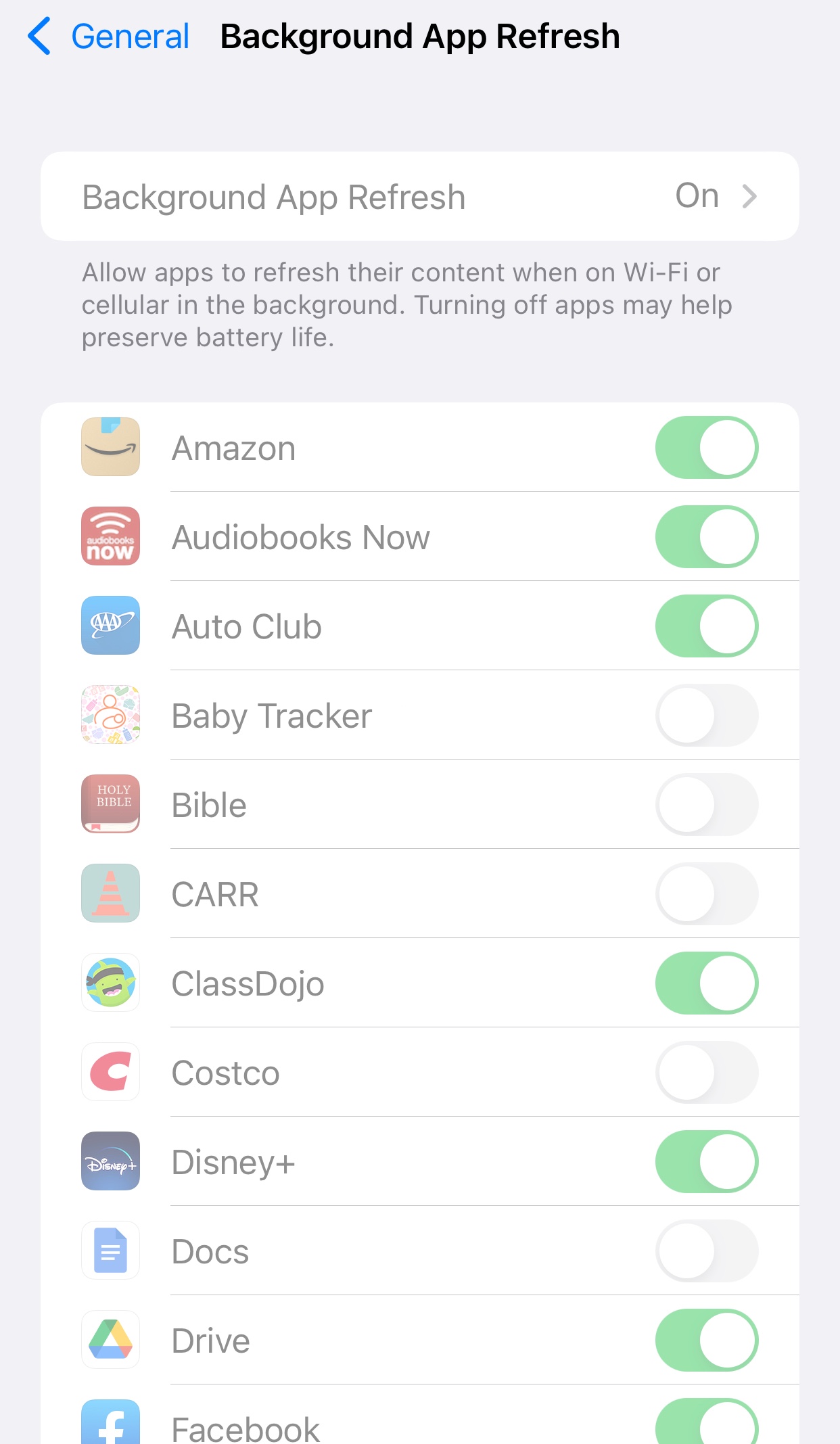 Background App Refresh is grayed out Apple Community