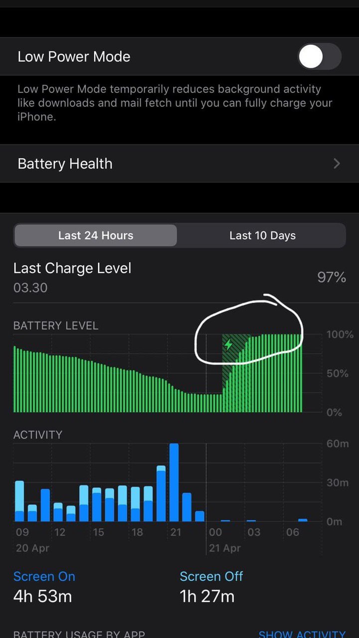 Battery Percentage increase while not cha… Apple Community