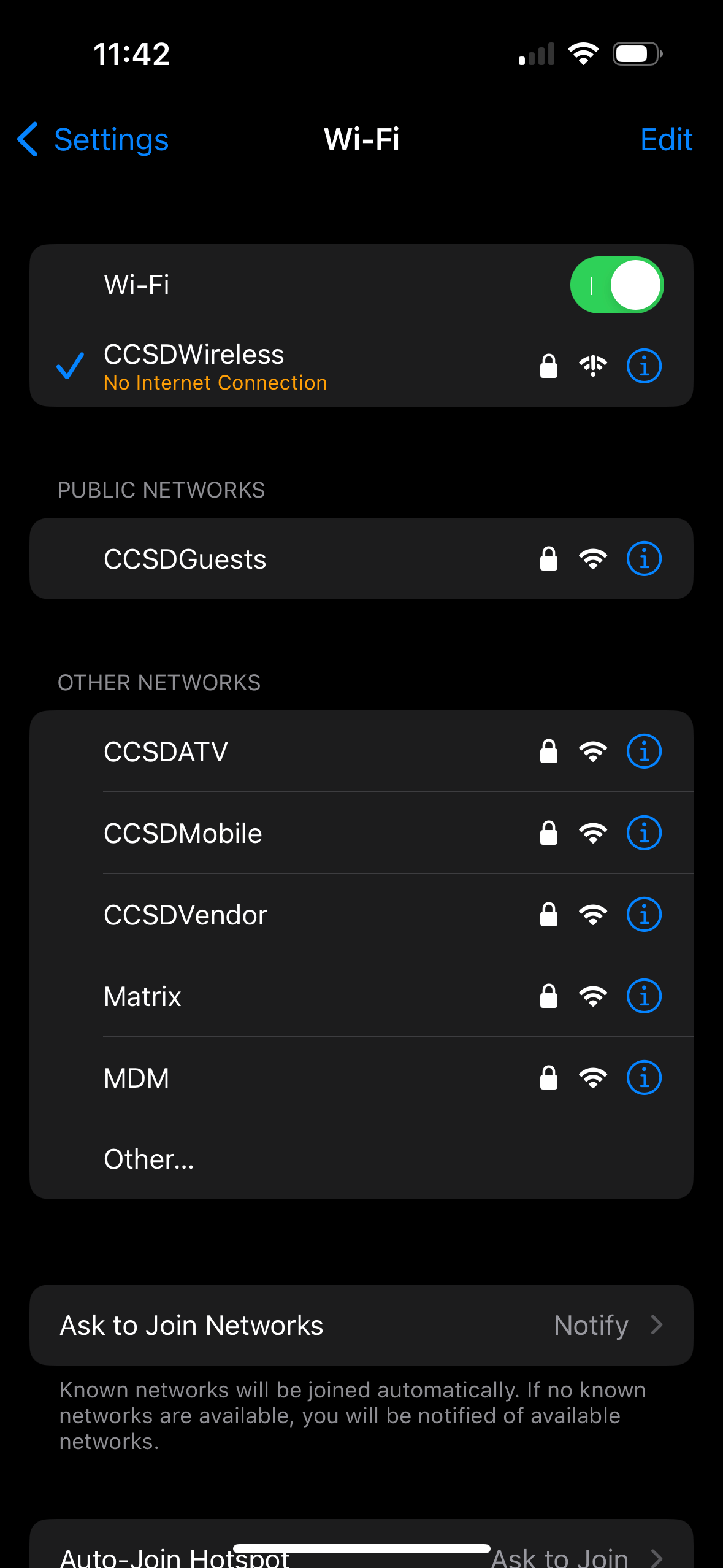 iPhone 14 Pro will connect to school wifi… Apple Community