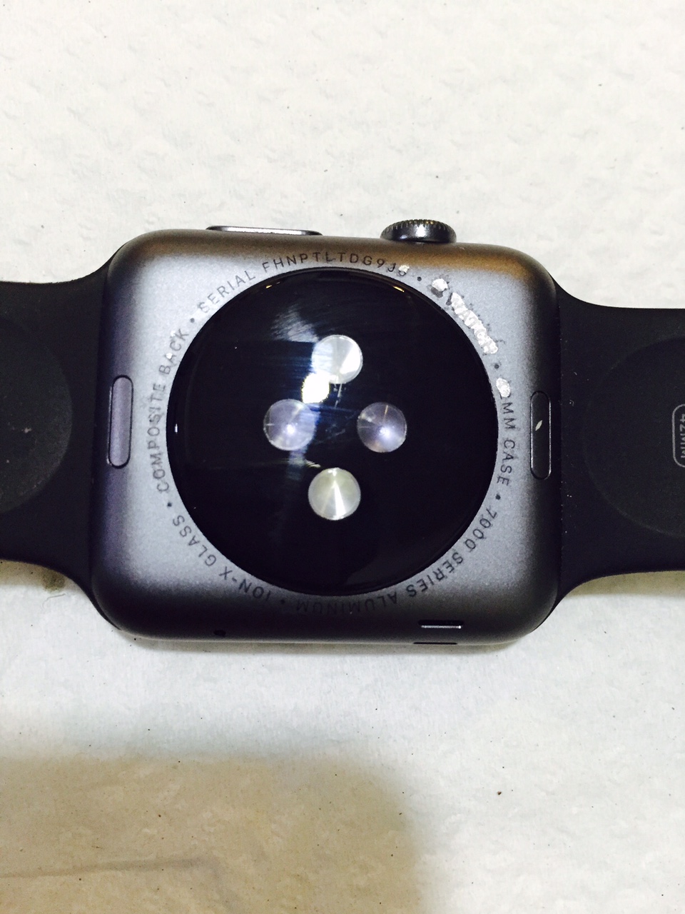 apple watch paint peeling off on backside… Apple Community