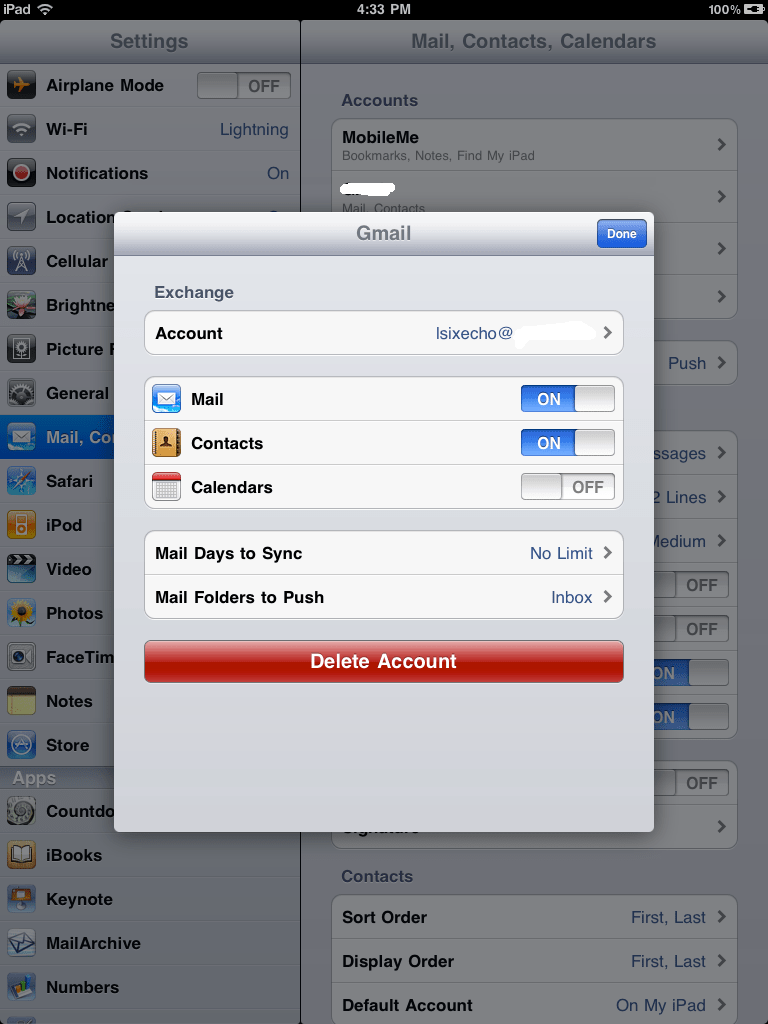 how do i sync my email contacts Apple Community