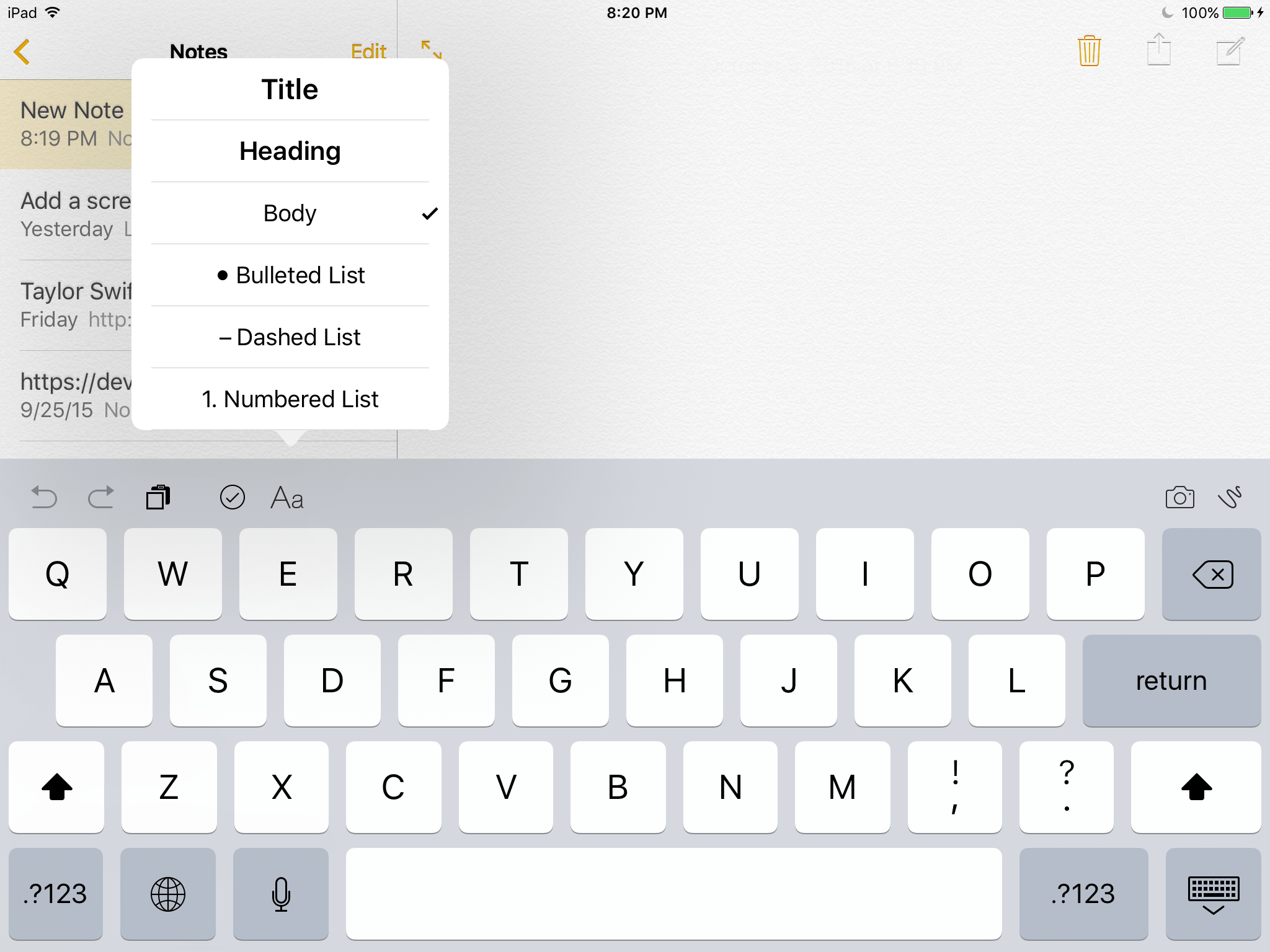 where will i find Bullet points to use in… Apple Community
