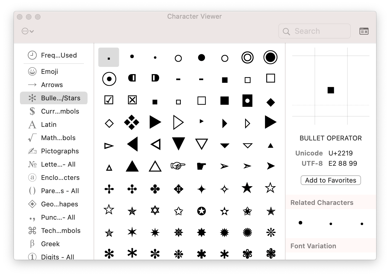 Bullet Points Mac Keyboard Apple Community