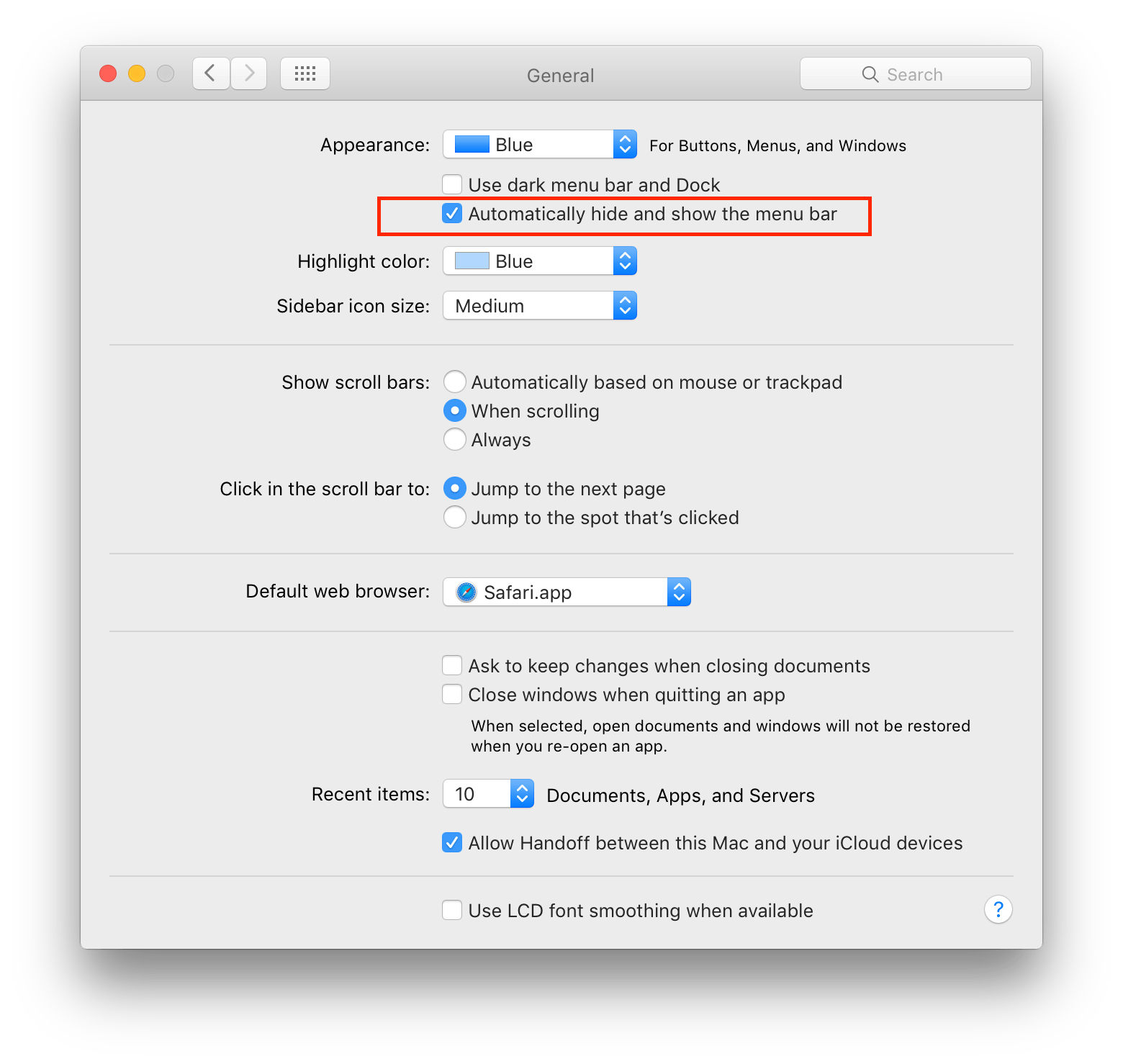 Safari 9 where are "Show/Hide Toolbar"? Apple Community