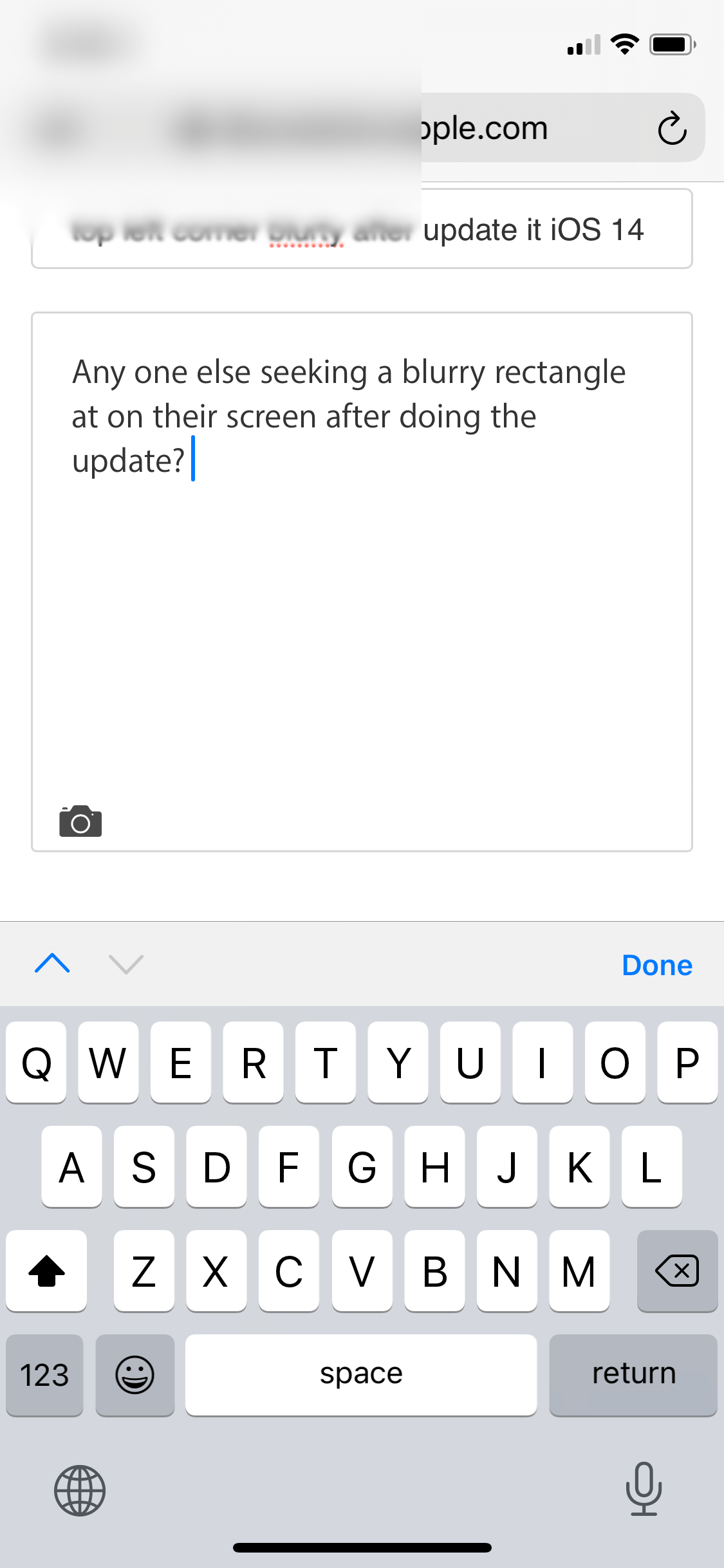 Why is the Top Right of My Screen Blurry?
