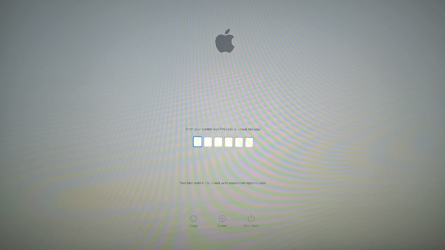 I am locked out with a pin login screen. Apple Community