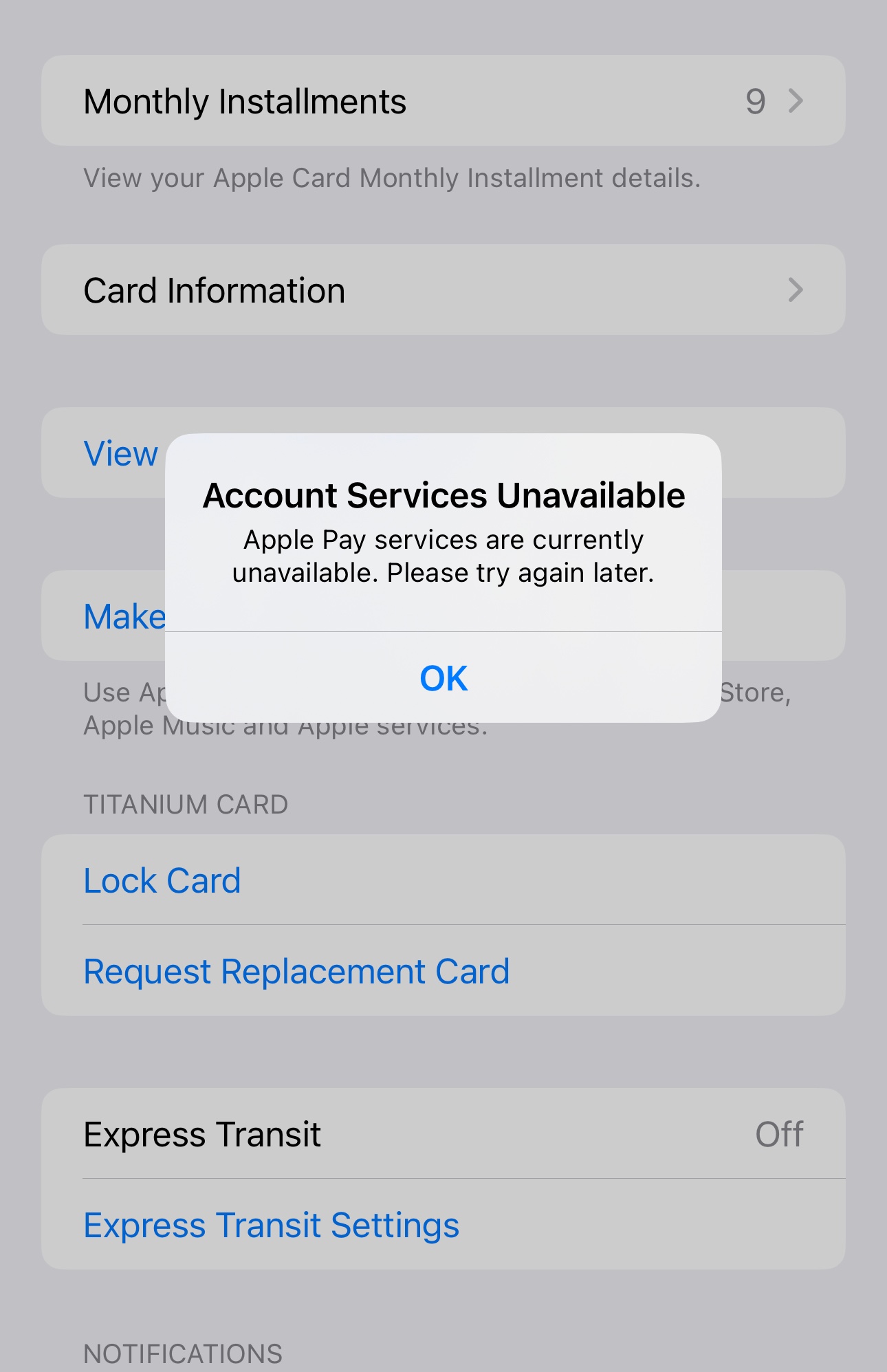 I can’t see my apple card number on my wa… Apple Community