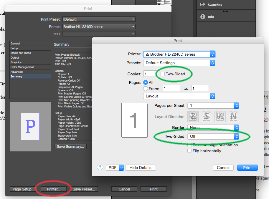 How To Turn On Two Sided Printing On Macbook Air
