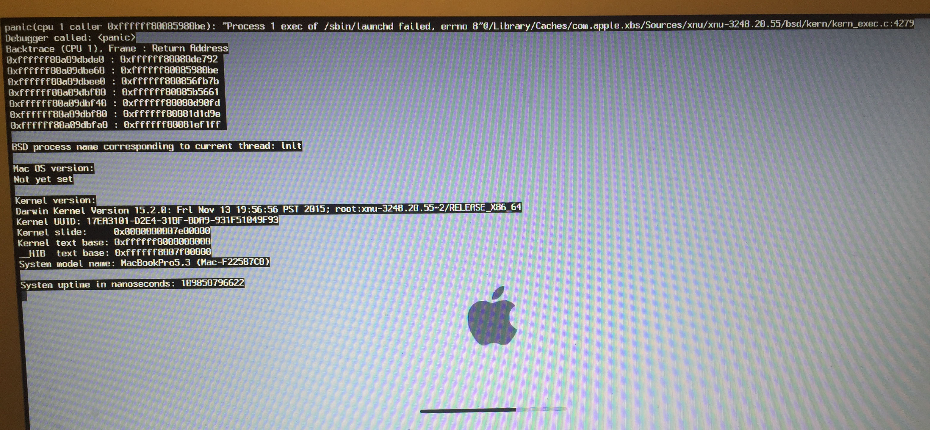 Macbook Pro in startup loop Apple Community