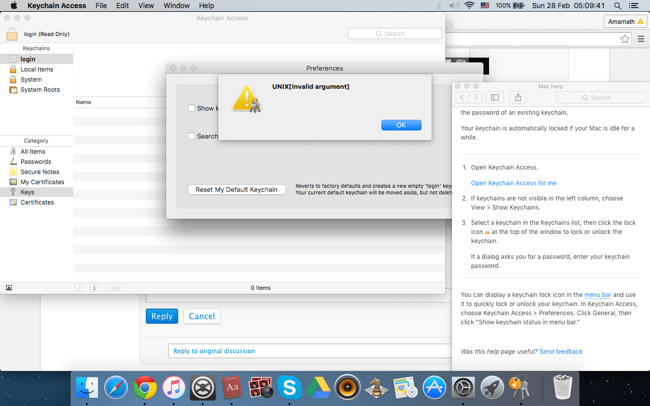 Keychain First Aid appears to be missing … Apple Community