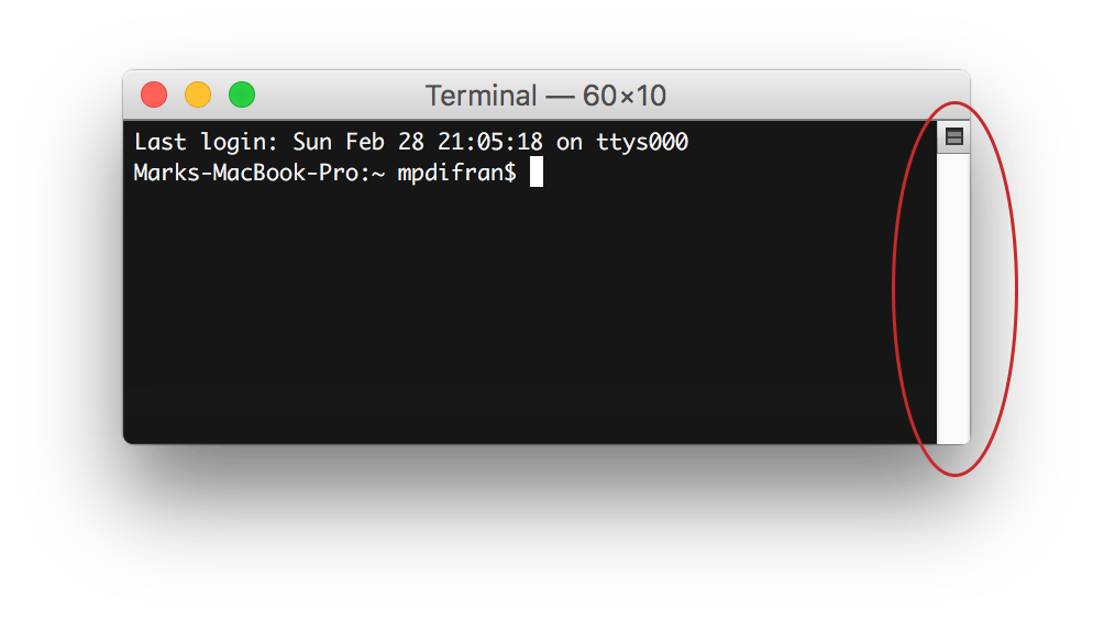 Remove side bar in Terminal app Apple Community