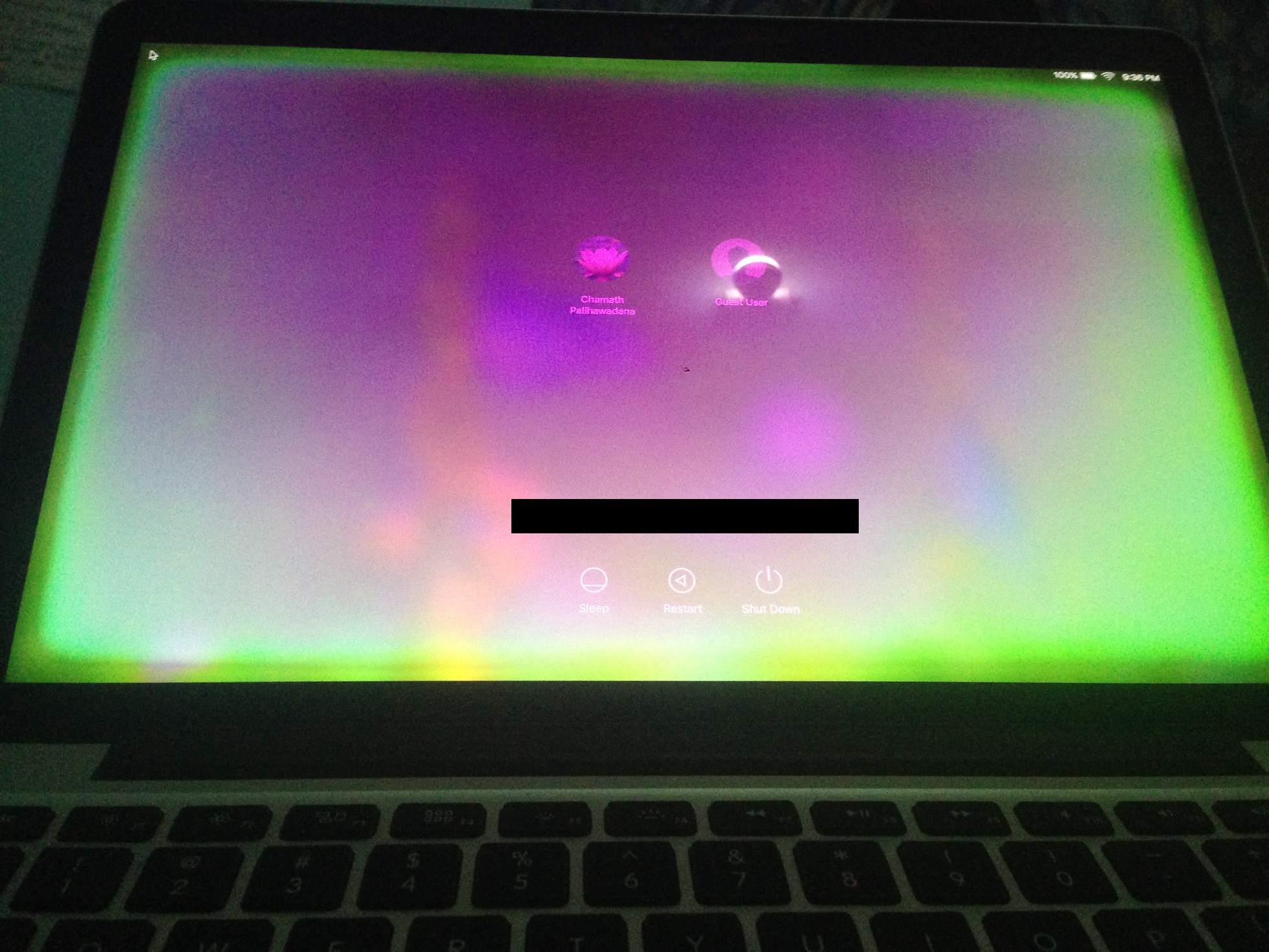 MacBook Pro Retina screen Pink Hue sudden Apple Community