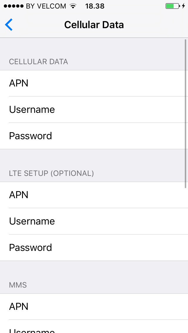 cellular data network settings missing af… Apple Community