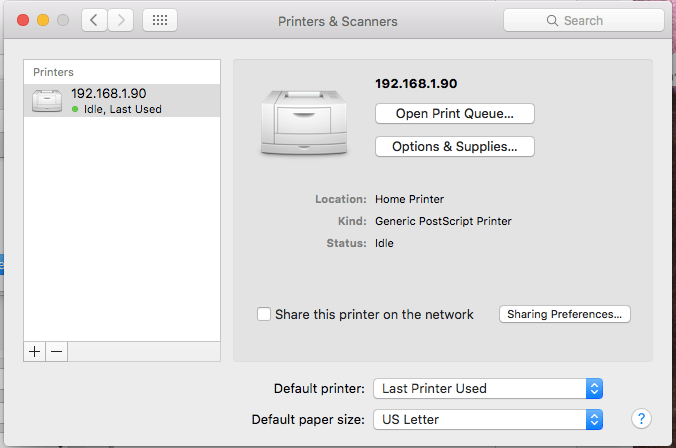 "Unable to verify the printer on your net… Apple Community