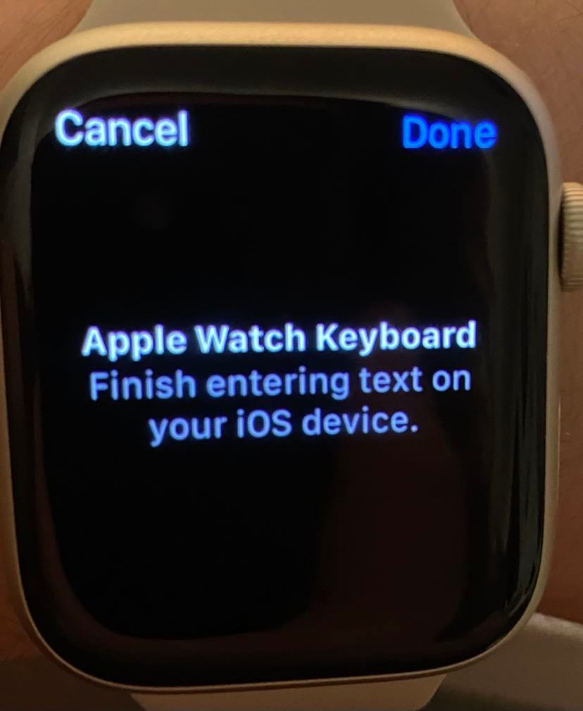 Apple Watch Keyboard Apple Community
