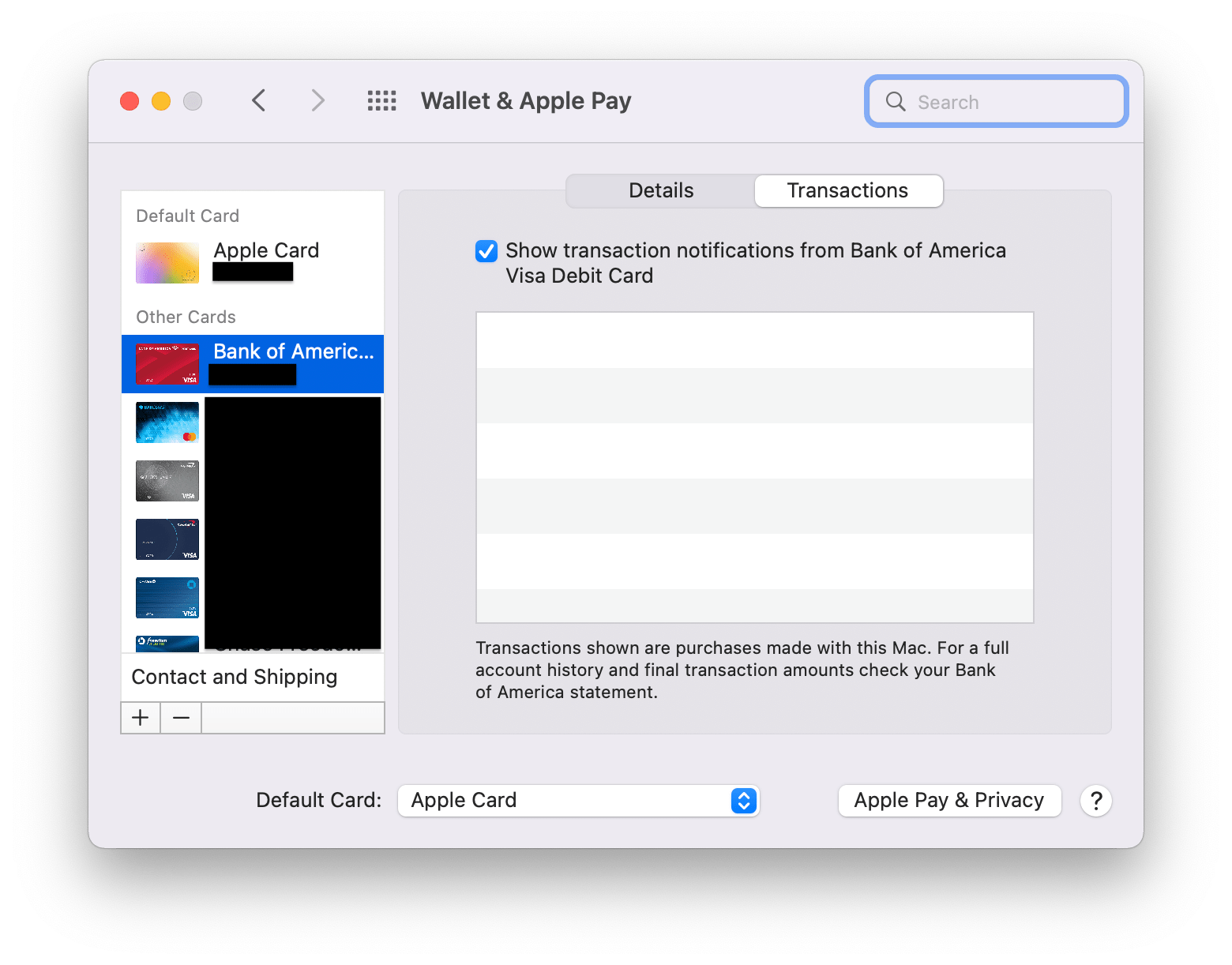 Disabling Apple Card Transaction Notifica… Apple Community