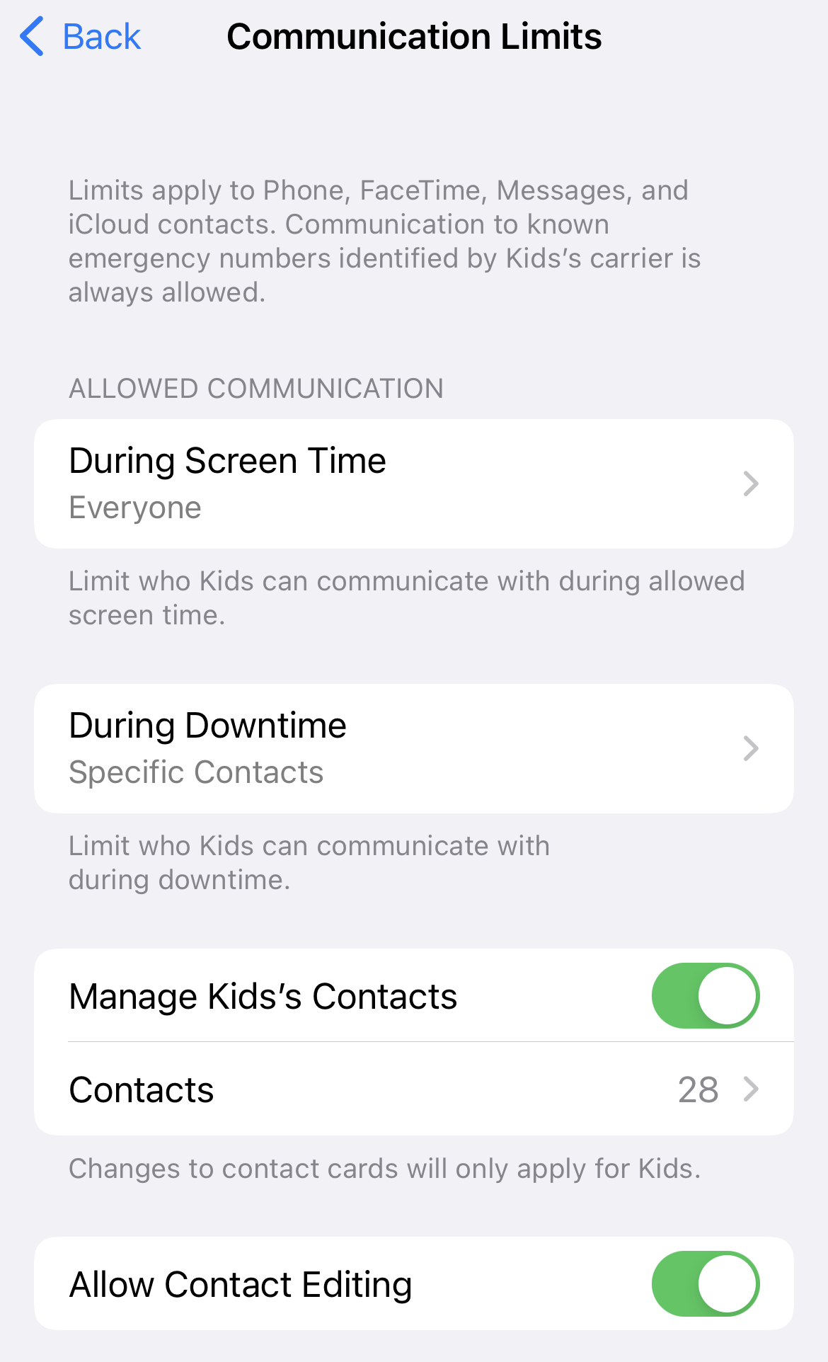 Communication Limit You are not allowed … Apple Community