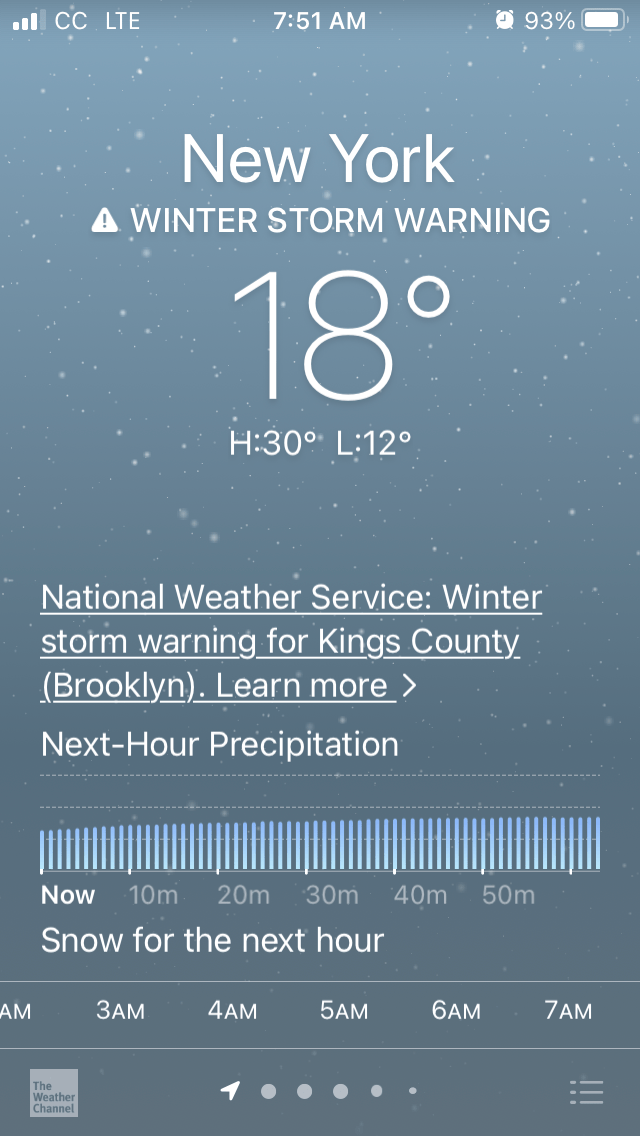 Weather App “next hour precipitation” Apple Community